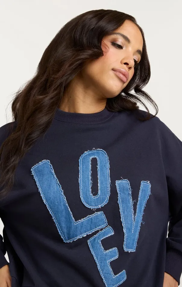 Cinq Sept Denim Love Brandy Pullover Navy Women Sweaters and Knits