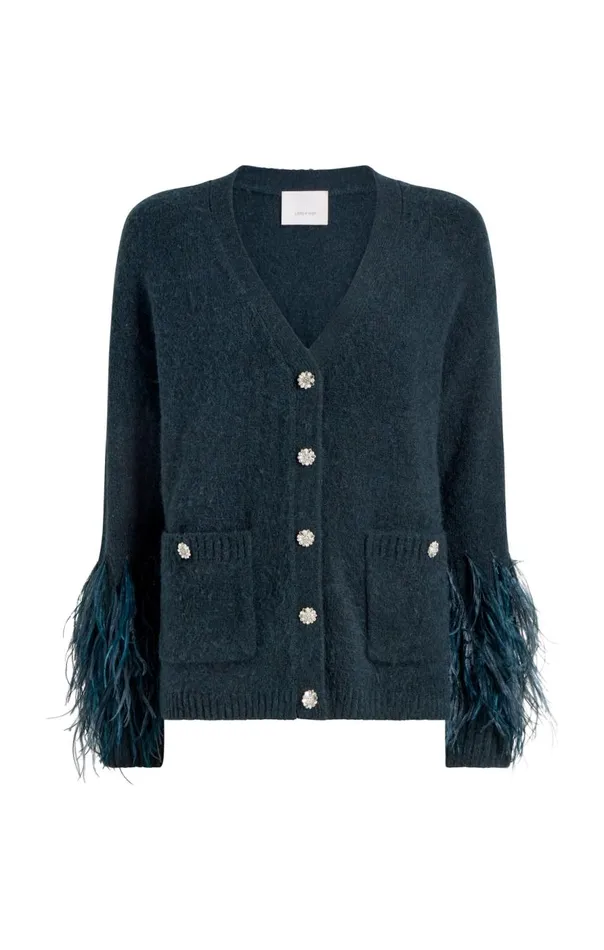 Cinq Sept Dreama Marnie Cardigan Greenonyxmulti Women Sweaters and Knits