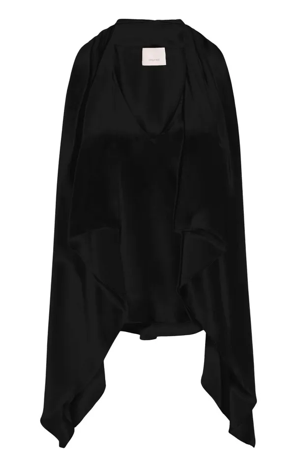 Cinq Sept Louella Top Black Women Tank Tops and Camisoles