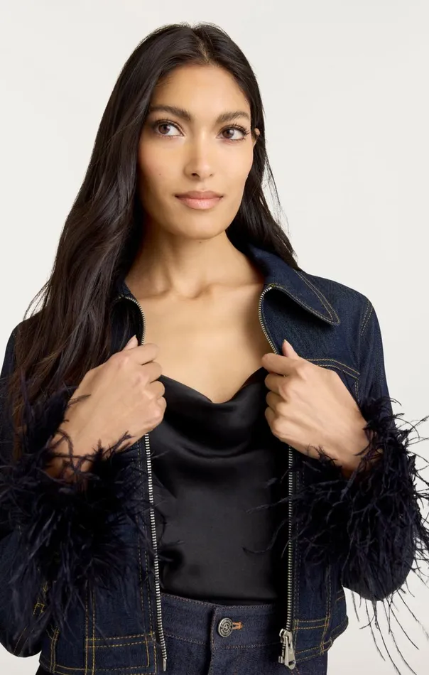 Cinq Sept Luca Jacket Indigo Women Jackets