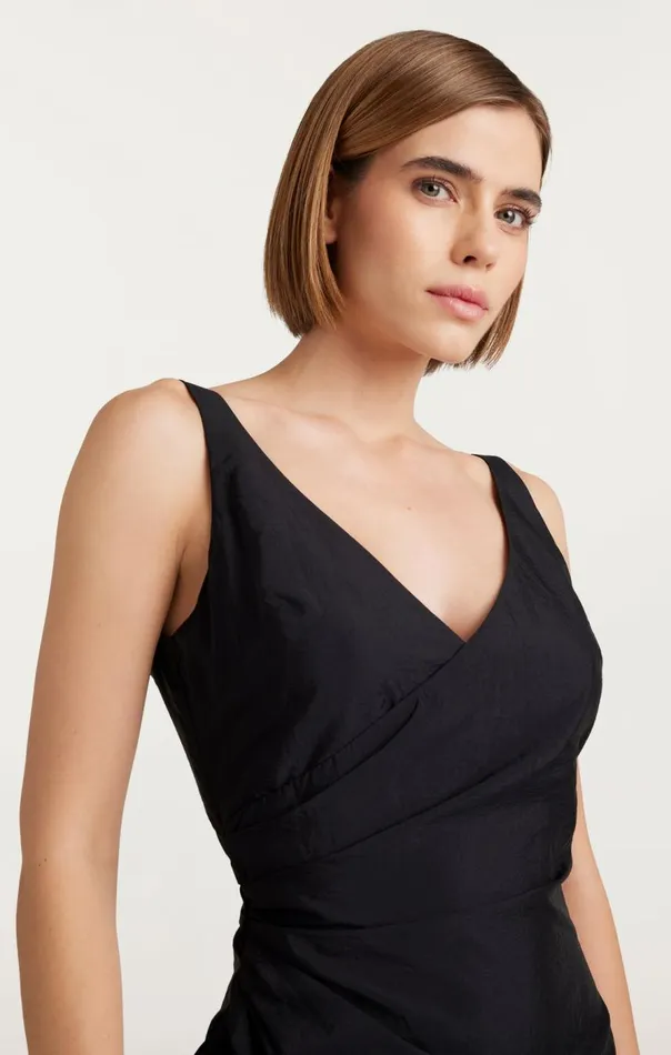 Cinq Sept Mimi Dress Black Women Midi