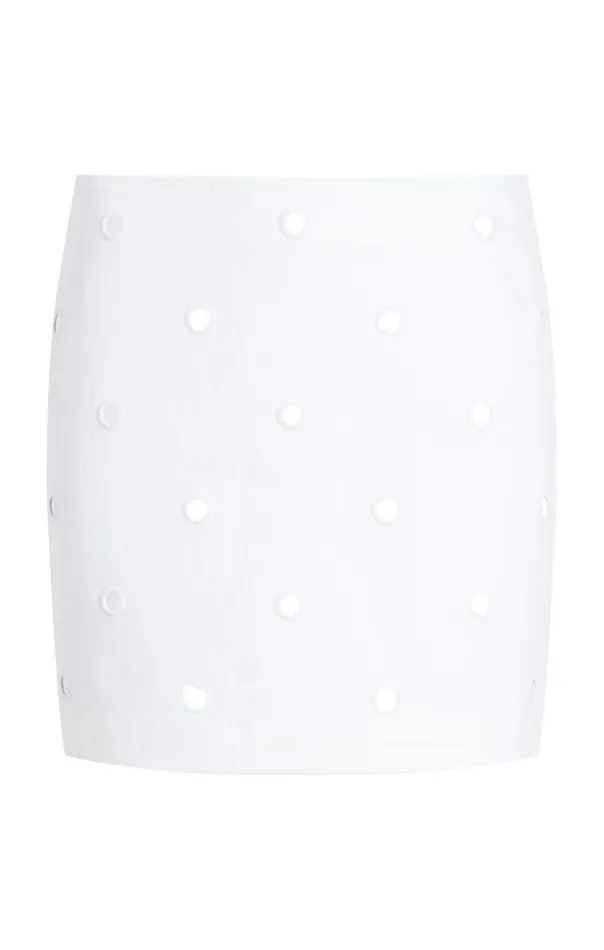 Cinq Sept Mirror Denim Doris Skirt Whitewhite Women Skirts