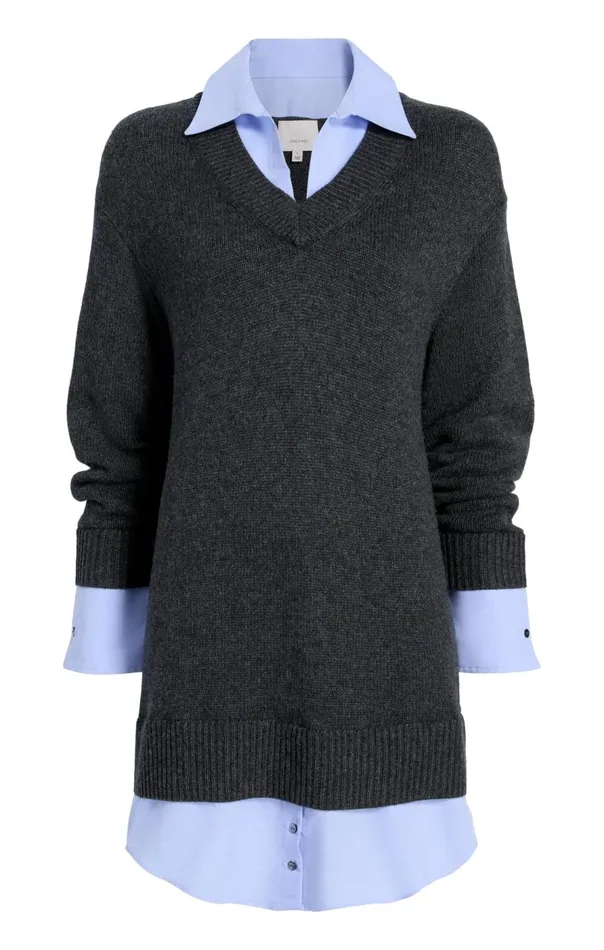Cinq Sept Santina Dress Charcoalraincloud Women Sweaters and Knits