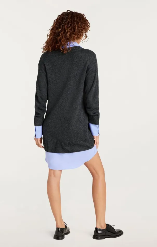 Cinq Sept Santina Dress Charcoalraincloud Women Sweaters and Knits