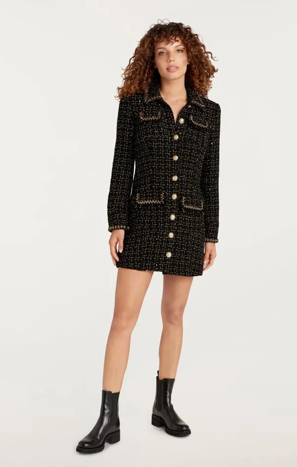 Cinq Sept Sasha Dress Blackgold Women Mini