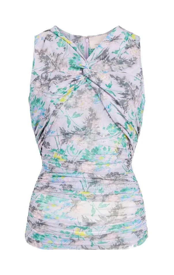 Cinq Sept Sleeveless Aniya Top Pastelmulti Women Tank Tops and Camisoles