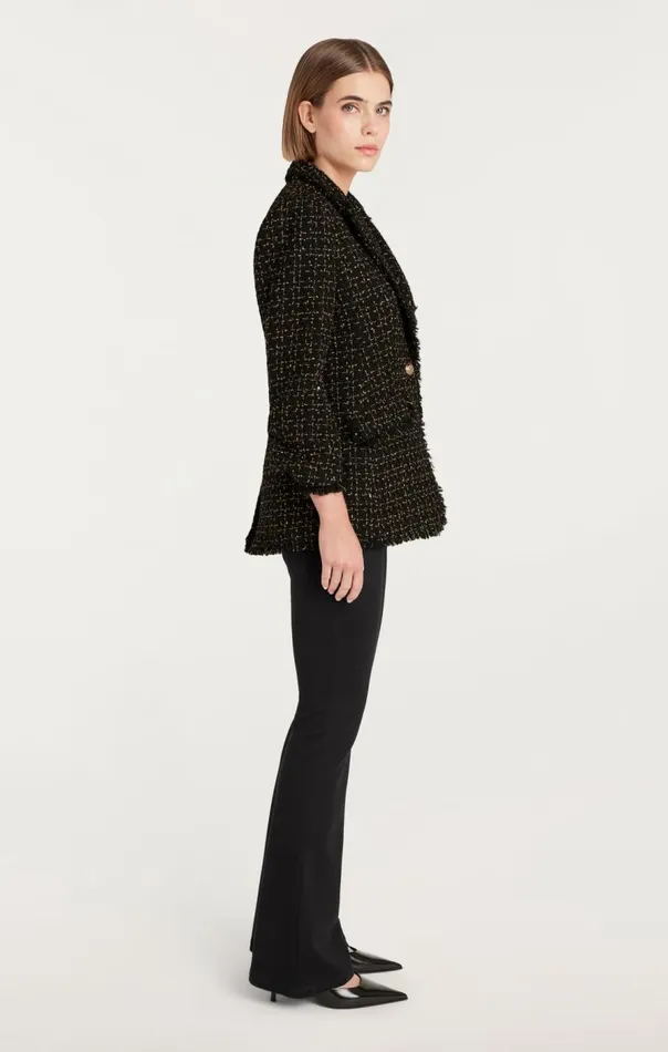 Cinq Sept Sylvie Boucle Khloe Blazer Blackgold Women Blazers
