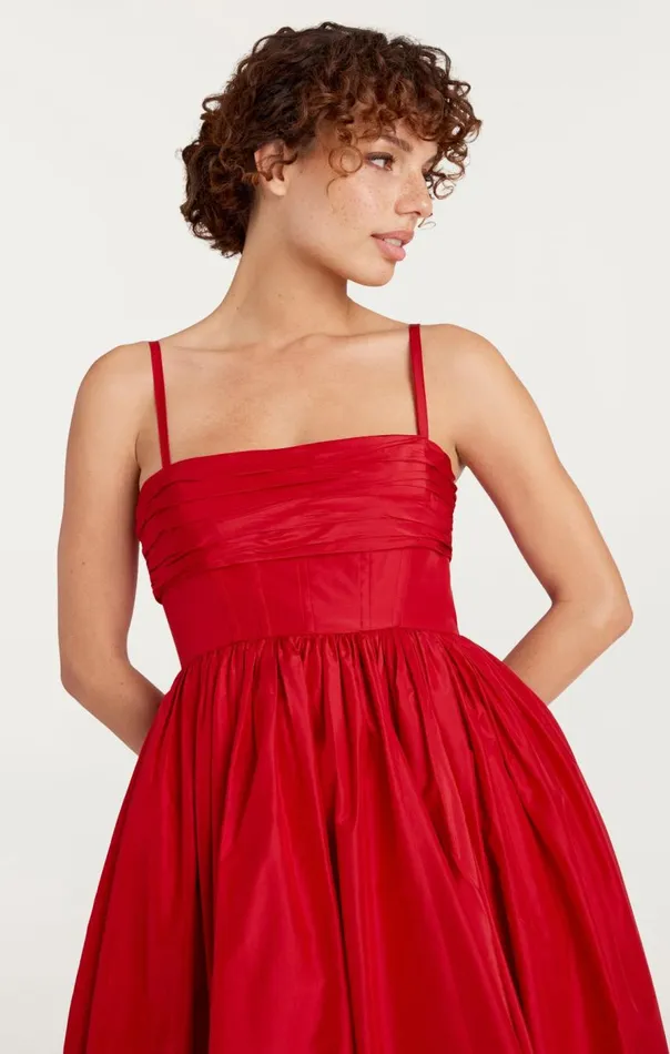 Cinq Sept Violetta Gown Candyapple Women Cocktail and Evening