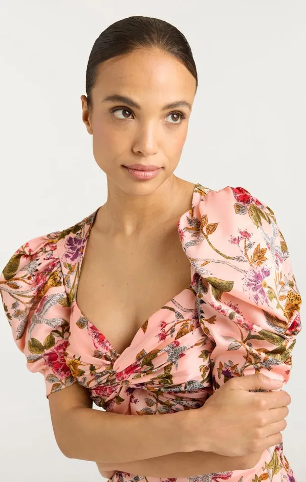 Cinq Sept Wilma Dress Softpinkmulti Women Midi