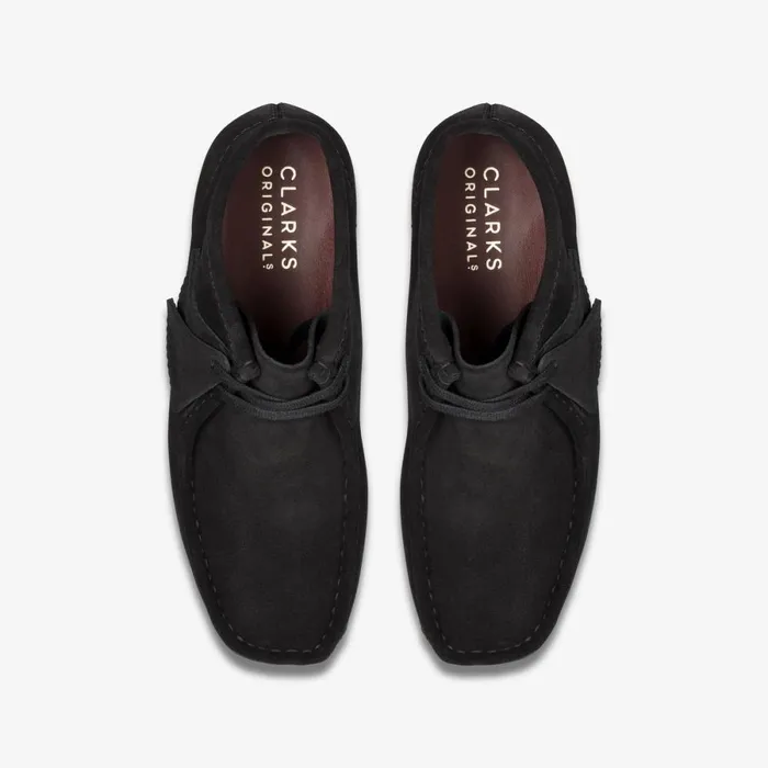 Clarks Ankle Boots Wallabee Boot Black Suede 8211 Women