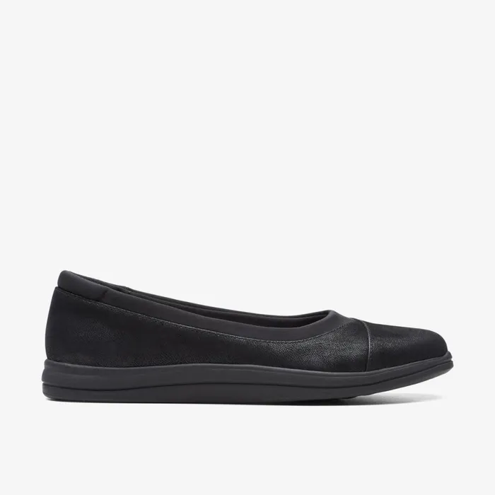 Clarks Ballet Pumps Brinkley Ayla Black 8211 Women