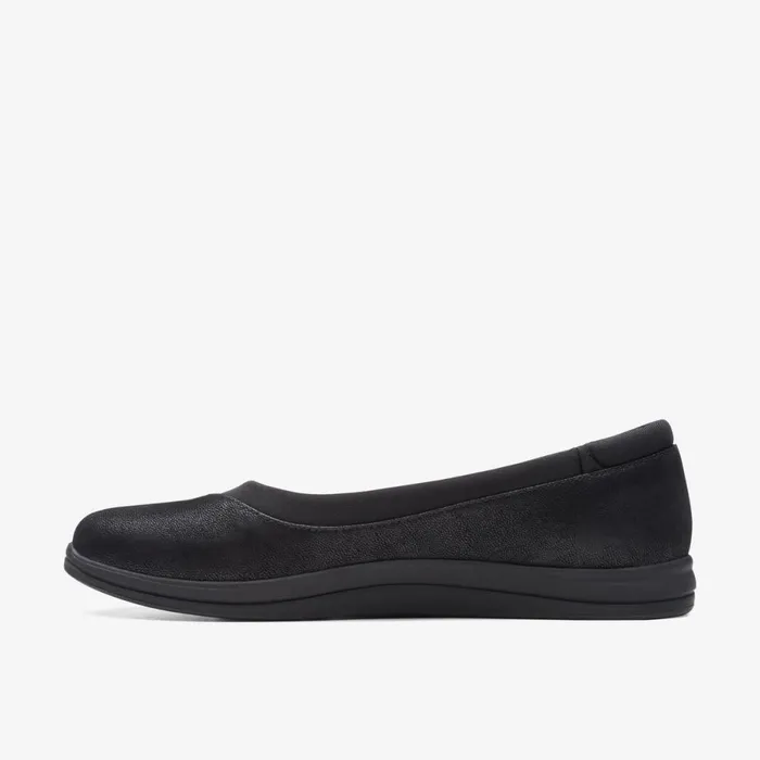Clarks Ballet Pumps Brinkley Ayla Black 8211 Women