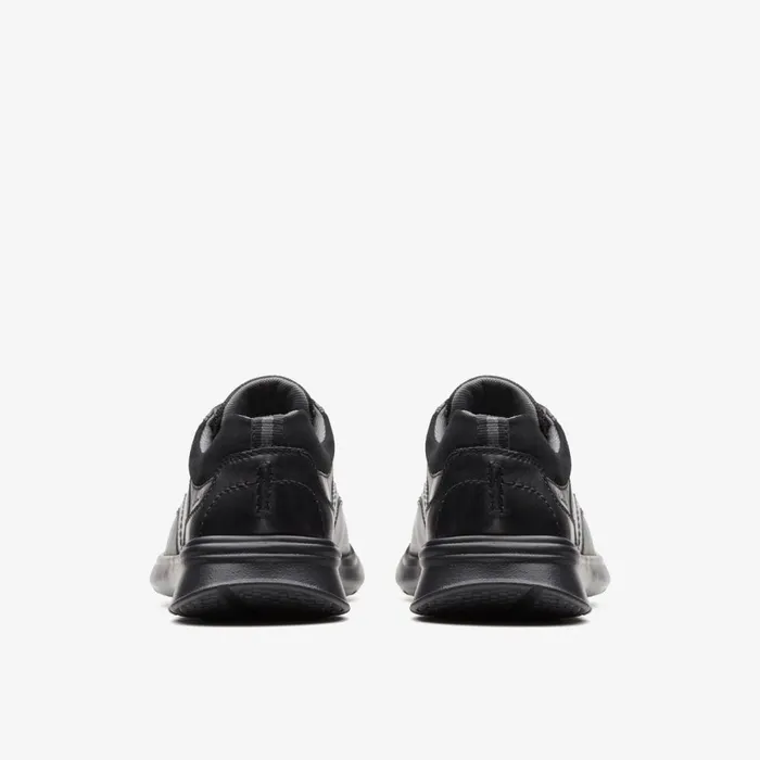 Clarks Black Shoes Cotrell Edge Black Smooth Leather 8211 Men