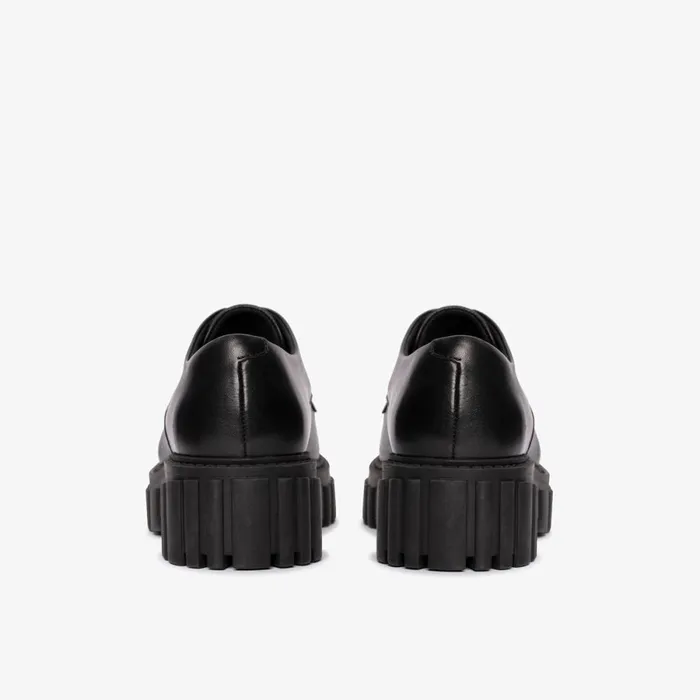 Clarks Black Shoes Page Walk Black Leather 8211 Women