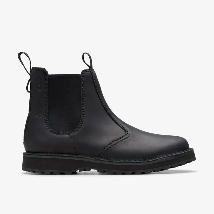 Clarks Black Shoes Solsbury Easy Black Leather 8211 Men