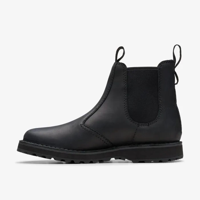Clarks Black Shoes Solsbury Easy Black Leather 8211 Men