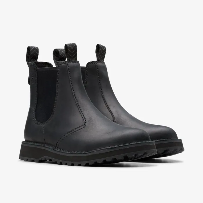 Clarks Black Shoes Solsbury Easy Black Leather 8211 Men