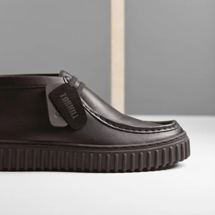 Clarks Boots Torhill Older Black Leather 8211 Kids