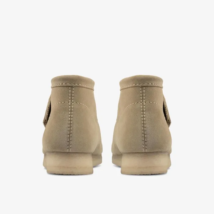Clarks Brown Boots Wallabee Boot Maple Suede 8211 Men