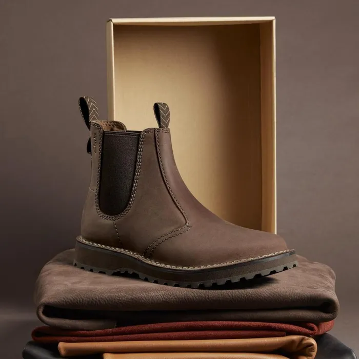 Clarks Chelsea Boots Solsbury Easy Dark Brown Leather 8211 Men