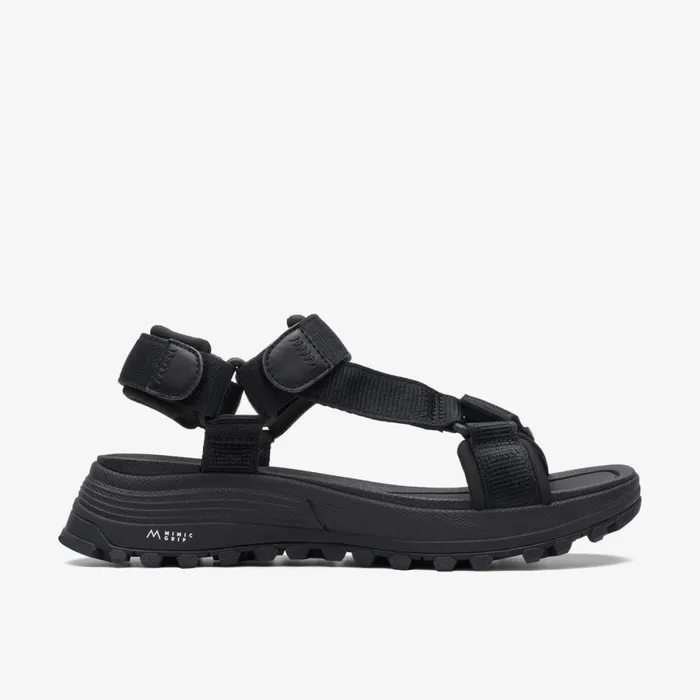 Clarks Flat Sandals Atl Trek Sport Black 8211 Women