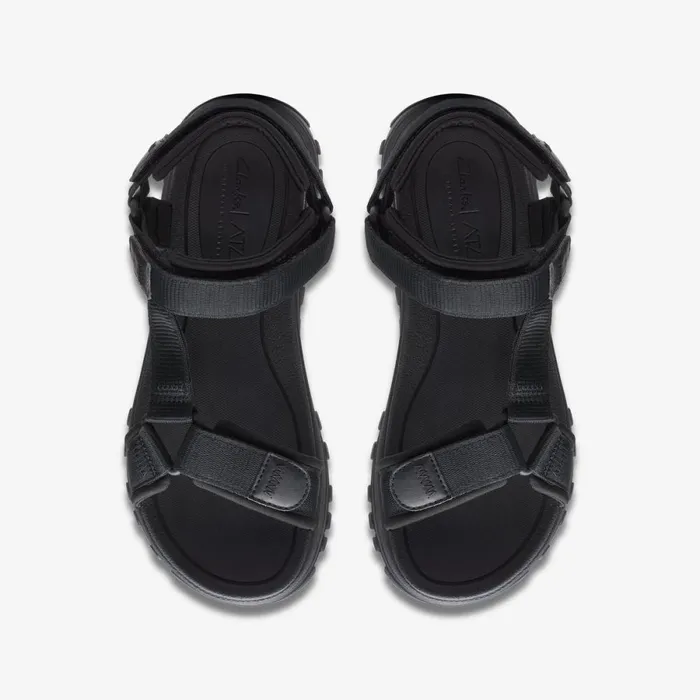 Clarks Flat Sandals Atl Trek Sport Black 8211 Women