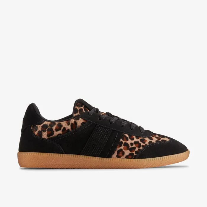 Clarks Flat Shoes Stara Walk Leopard Print Combination 8211 Women
