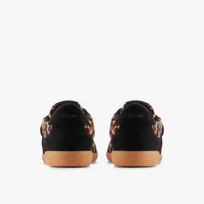 Clarks Flat Shoes Stara Walk Leopard Print Combination 8211 Women
