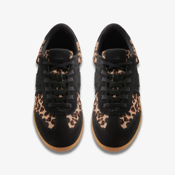 Clarks Flat Shoes Stara Walk Leopard Print Combination 8211 Women