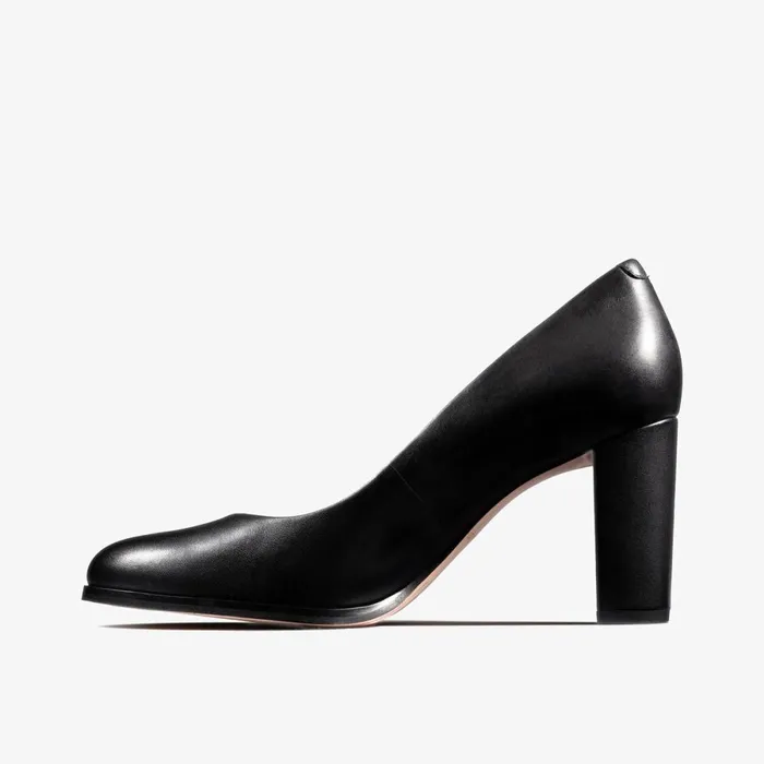 Clarks Heels Kaylin Cara Black Leather 8211 Women Clarks Heels Kaylin Cara Black Leather 8211 Women