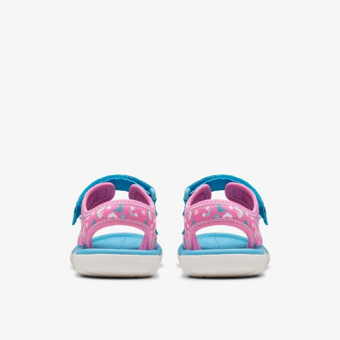 Clarks Sandals Surfing Tide Hot Pink 8211 Kids