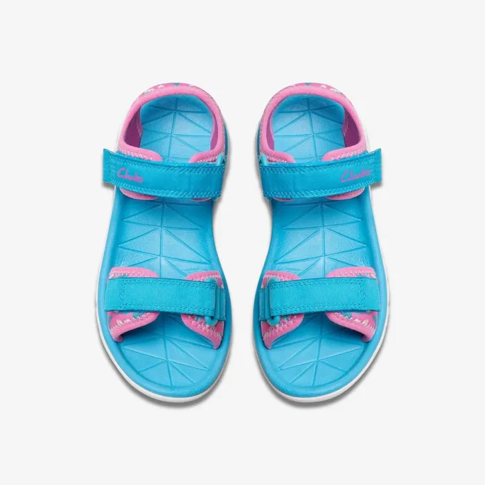 Clarks Sandals Surfing Tide Hot Pink 8211 Kids