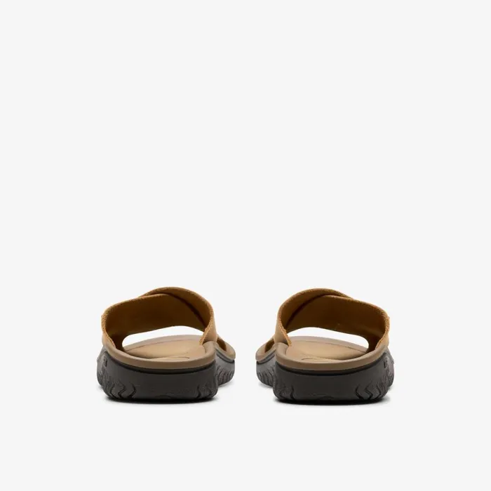 Clarks Sandals Wesley Strap Tan Leather 8211 Men