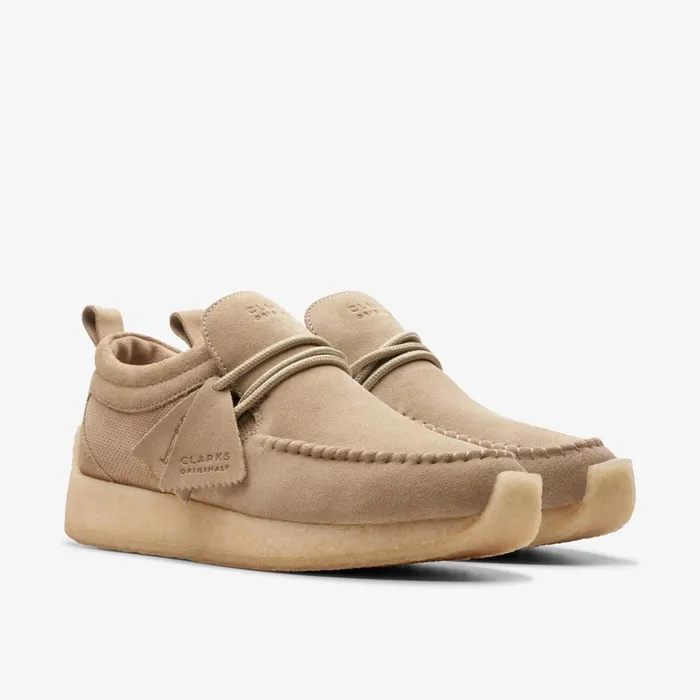 Clarks Trainers Maycliffe Dark Sand Suede 8211 Men