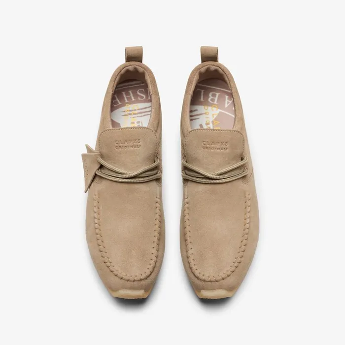 Clarks Trainers Maycliffe Dark Sand Suede 8211 Men