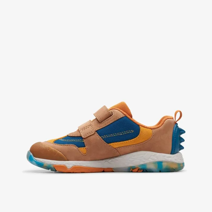 Clarks Trainers Steggy Tail Tan 8211 Kids