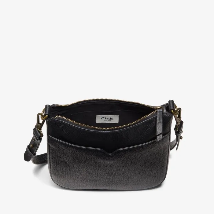 Clarks Women039s Bags Topsham Willow Black Leather 8211 Women