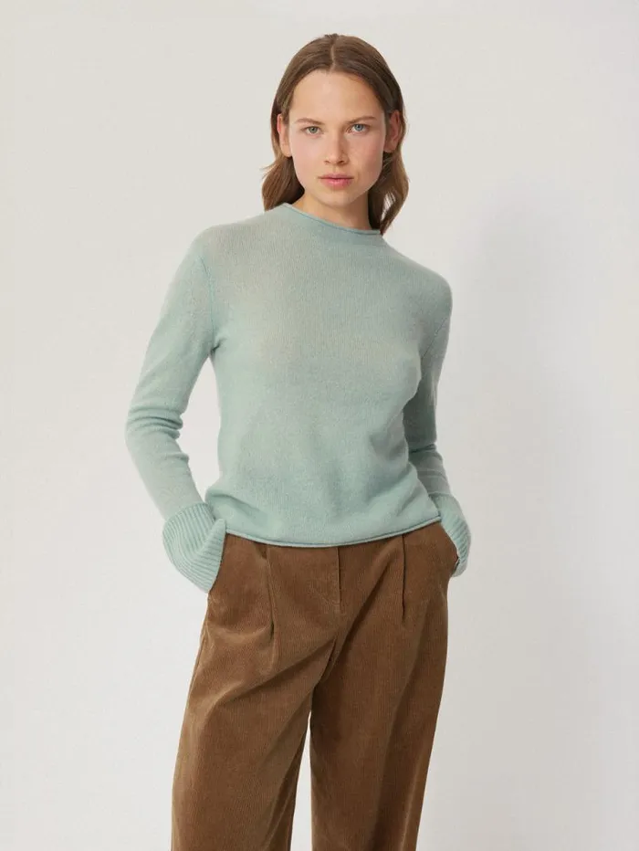 Cloud Cashmere Eldon Jumper Blue Haze Women Jigsaw Knitwear and Cashmere