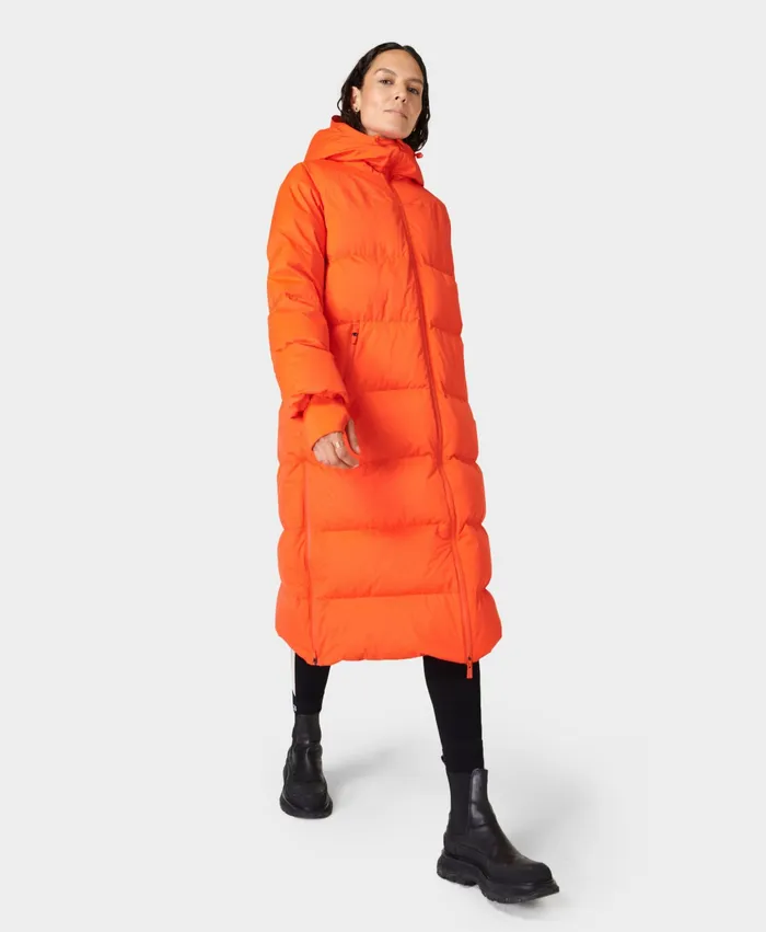 Coats and Jackets Sweaty Betty Women Nimbus Down Parka Firebird