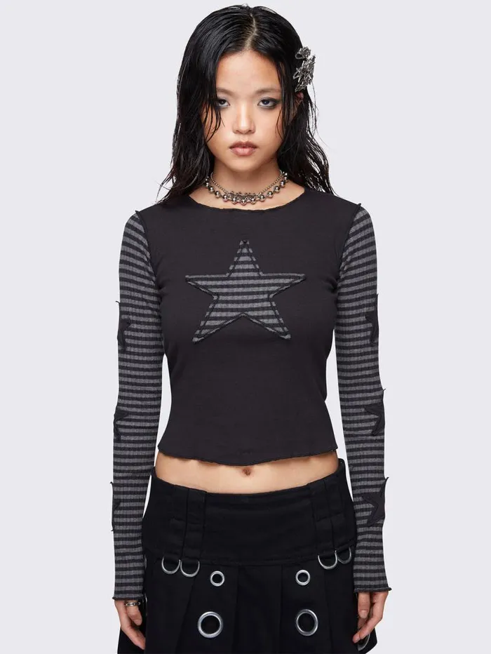 Constellation Striped Top Women Minga London Tops and TShirts