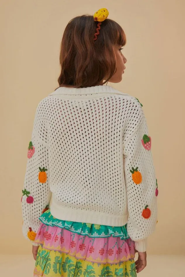 Crochet Fruit Kids Sweater Women FARM Rio Sweaters and Sweatshirts
