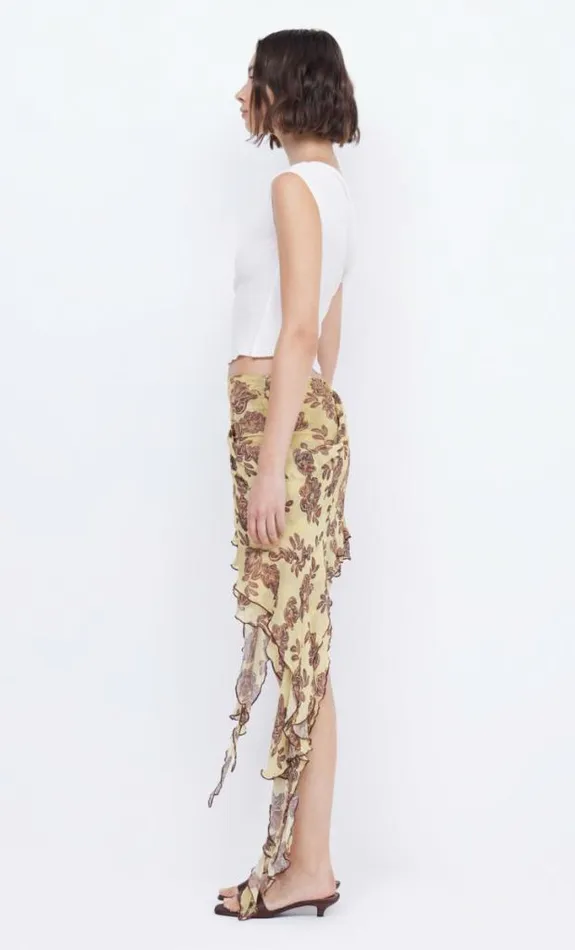 Cropped Shop Bec Bridge Akacia Twist Top Ivory