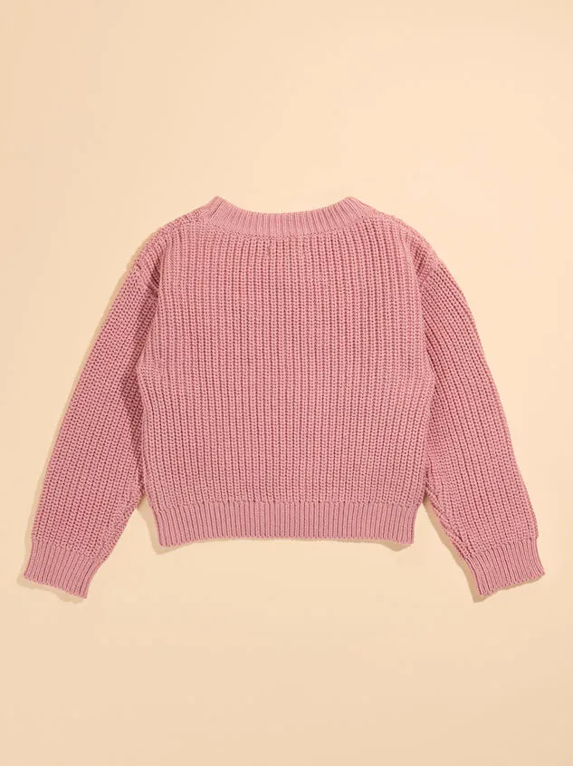 Cutie Floral Embroidered Sweater Rose Girl Altar039d State Tops Cutie Floral Embroidered Sweater Rose Girl Altar039d State Tops