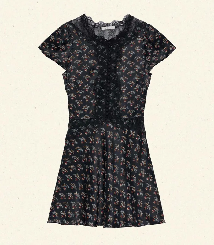 DEN Dresses Women Ivy Dress Delphinium Floral DEN Dresses Women Ivy Dress Delphinium Floral