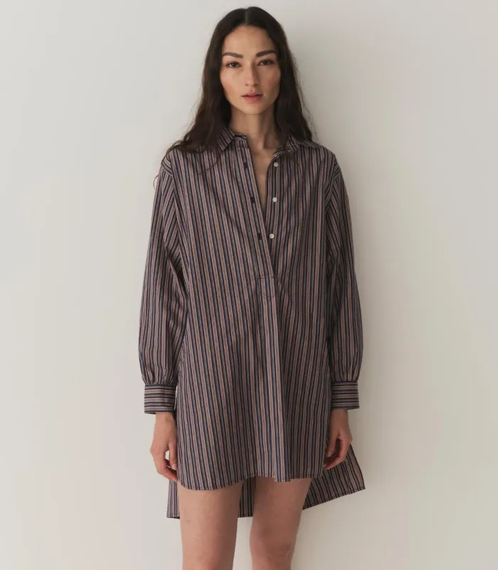 DEN Dresses Women Jora Dress San Marino Stripe DEN Dresses Women Jora Dress San Marino Stripe