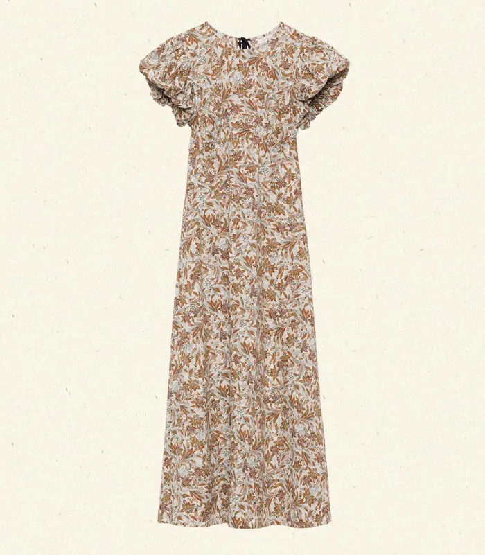 DEN Dresses Women Rhodia Dress Blanc Narcissus Floral DEN Dresses Women Rhodia Dress Blanc Narcissus Floral