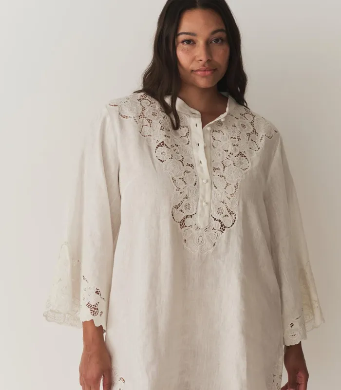 DEN Dresses Women Rochelle Dress Salt DEN Dresses Women Rochelle Dress Salt