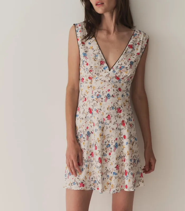DEN Dresses Women Tula Dress Blanc Flowering Meadow