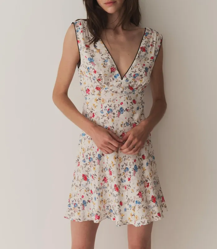 DEN Dresses Women Tula Dress Blanc Flowering Meadow