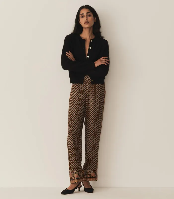 DEN Pants and Shorts Women Carlotta Pant Beauvoir Paisley